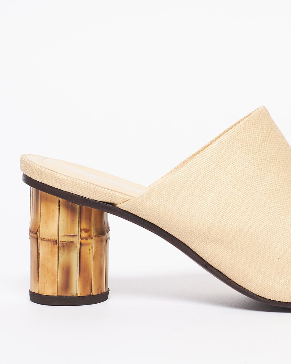 Mule Bebel Palha Bege
