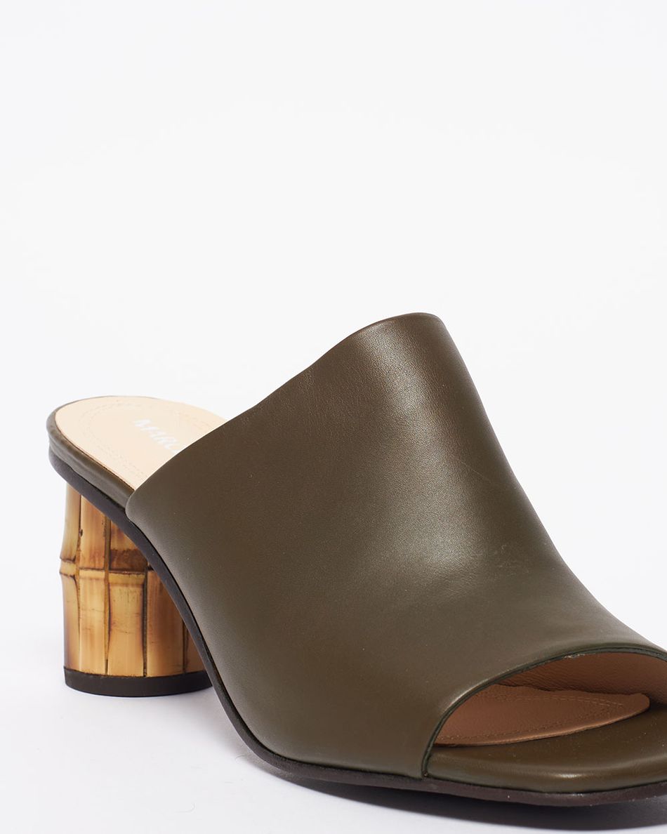 Mule Bebel Verde Musgo