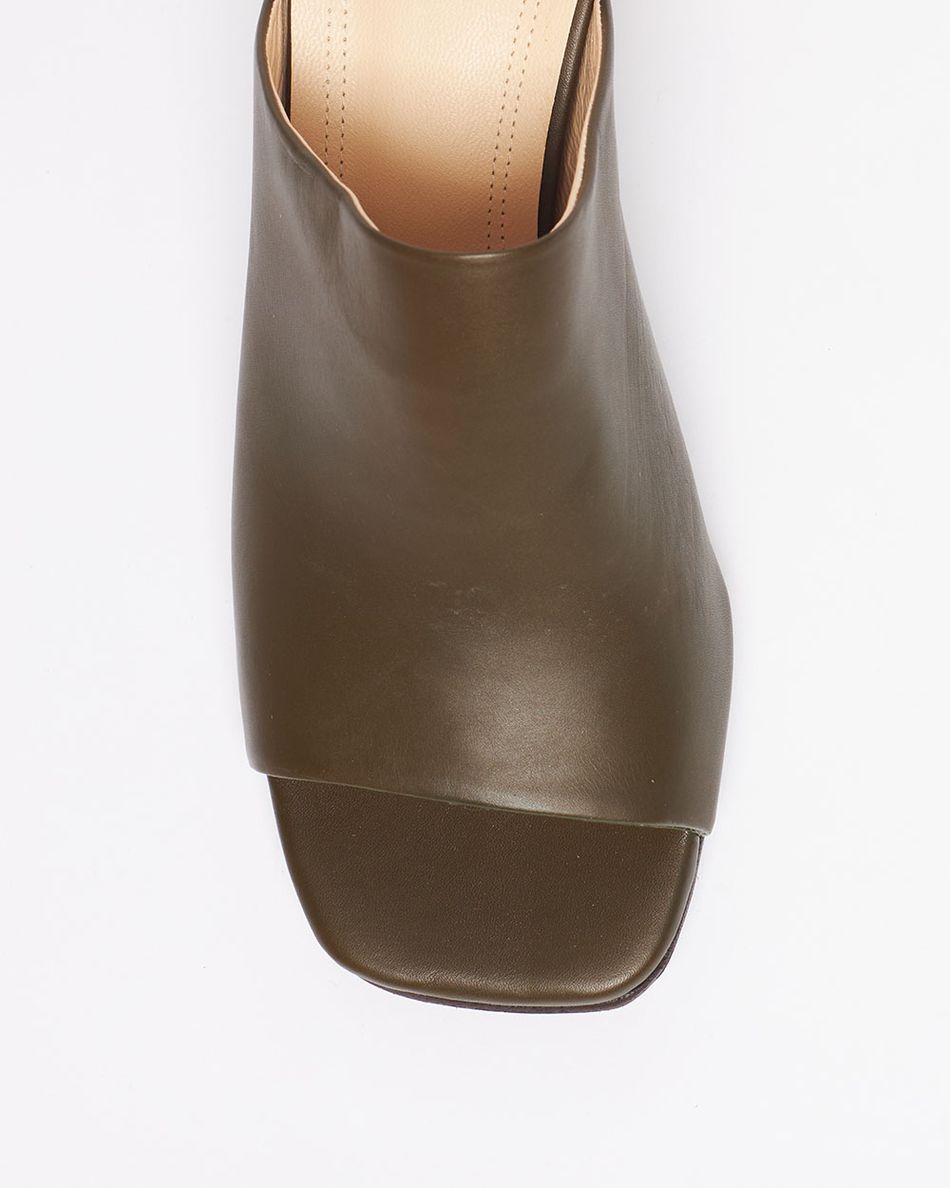 Mule Bebel Verde Musgo