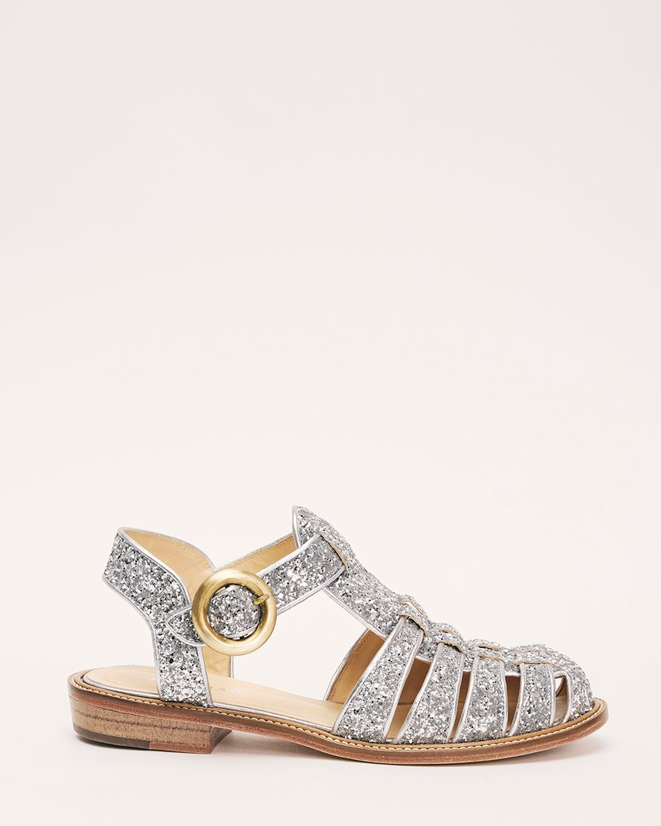 Sandália Melissa Glitter Prata