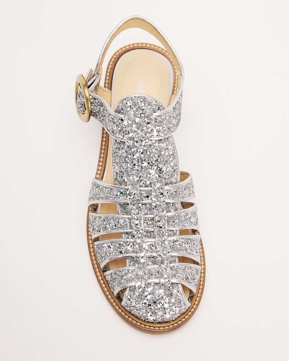 Sandália Melissa Glitter Prata