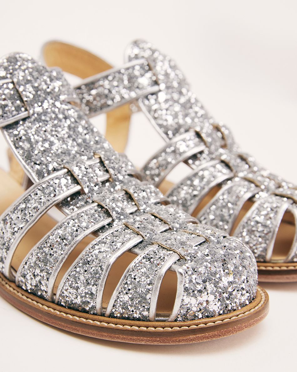 Sandália Melissa Glitter Prata