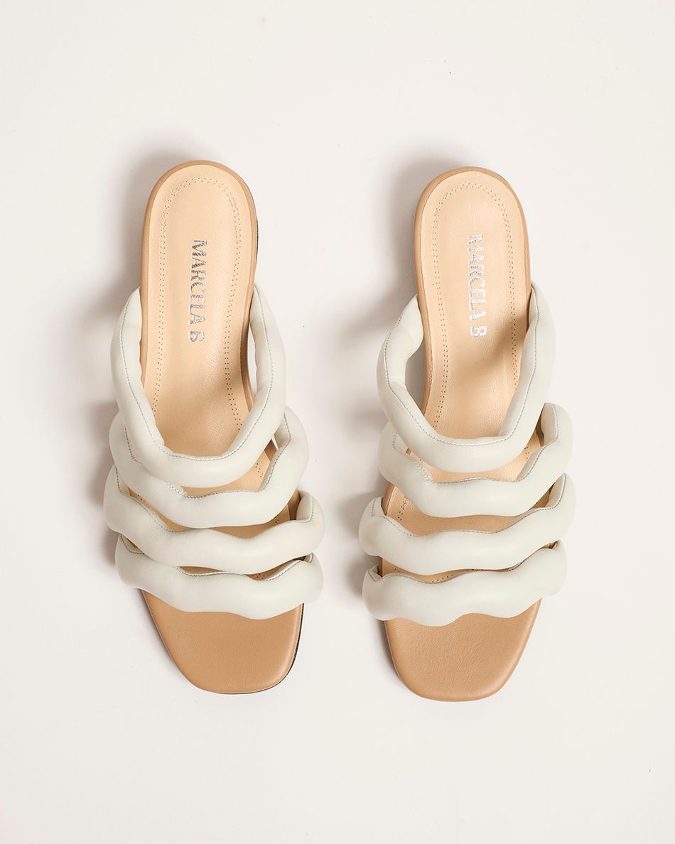 Sandália Rasteira Chloe Off White