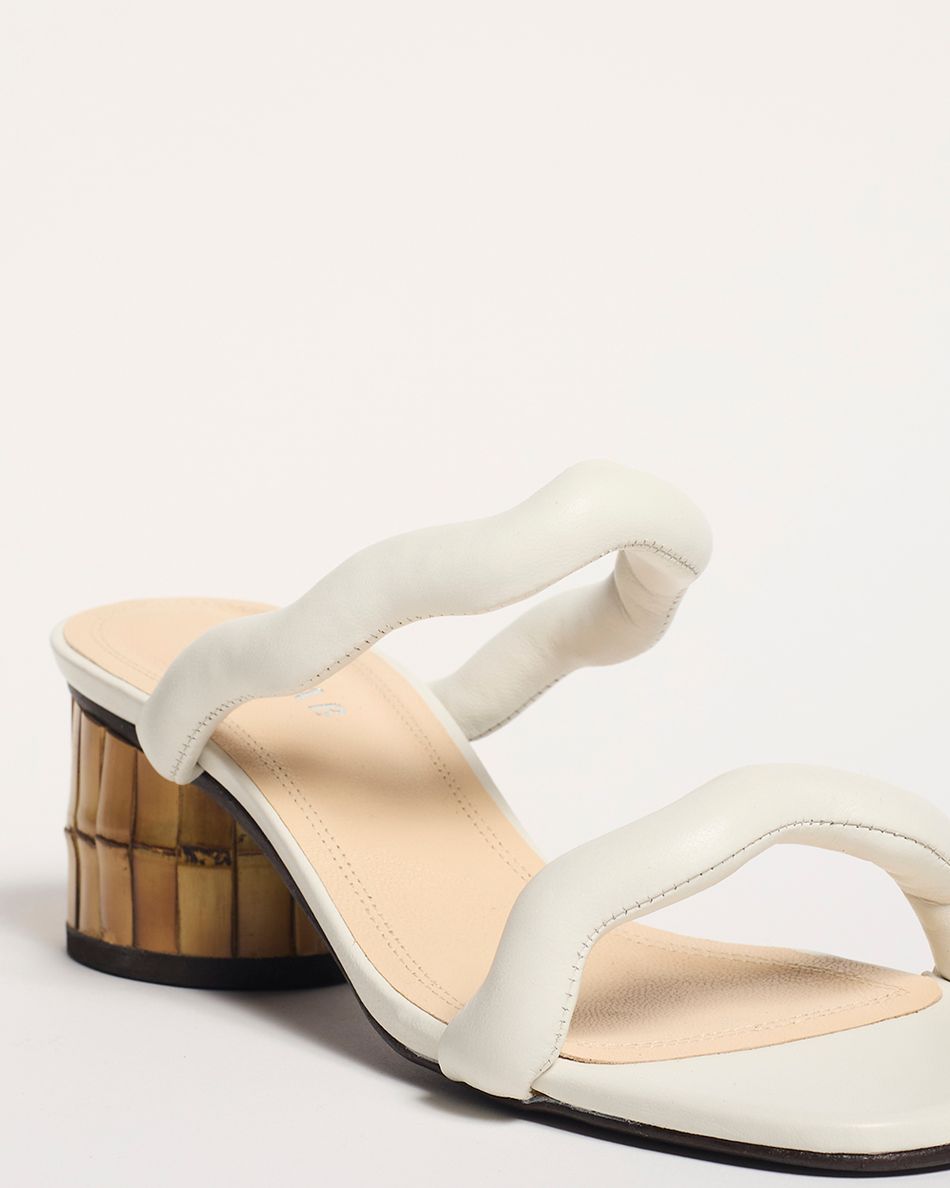 Sandália Média Beta Off White