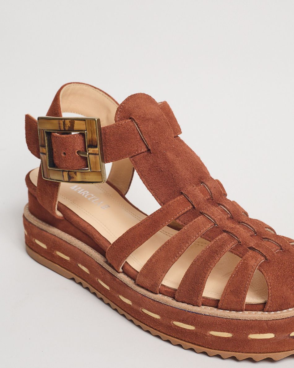 Flatform Melissa Camurça Cognac