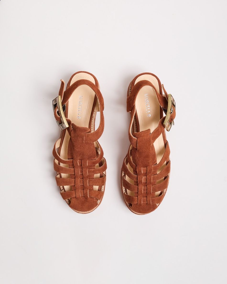 Flatform Melissa Camurça Cognac