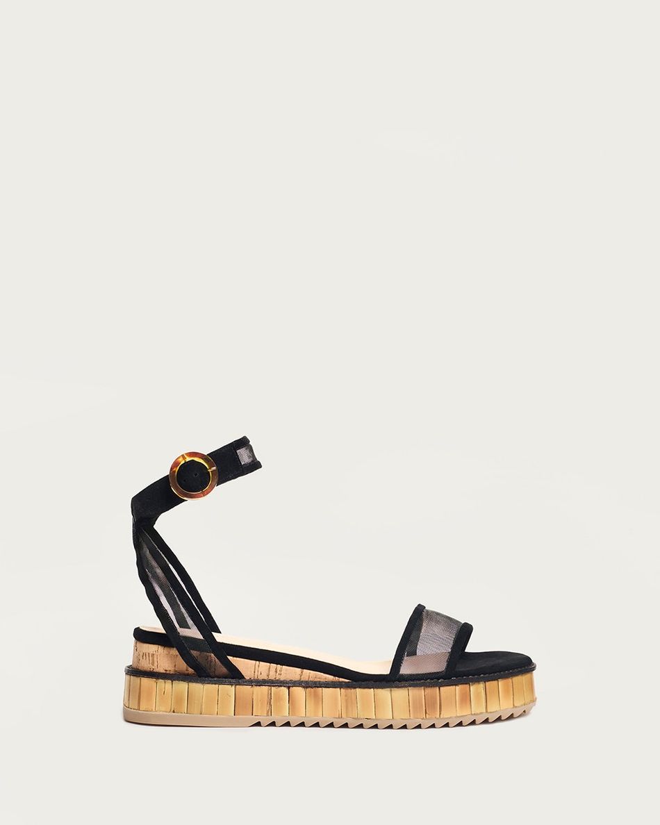 Flatform Bianca Rede Preta