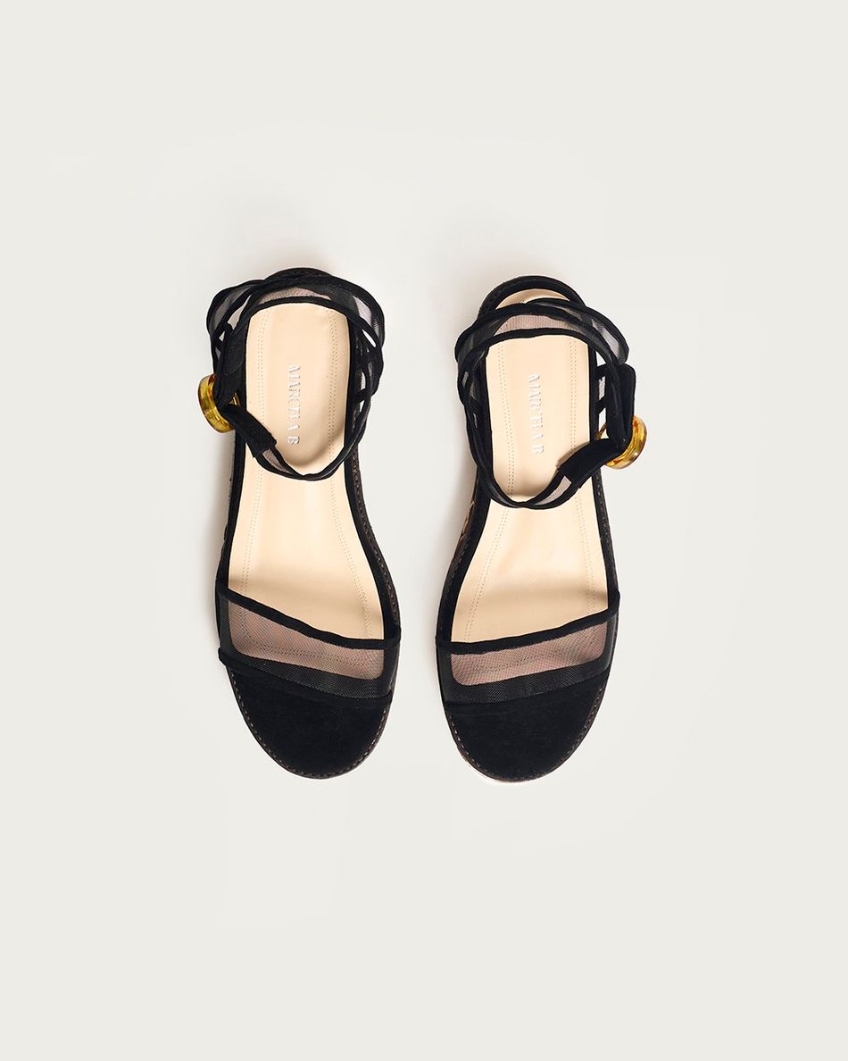 Flatform Bianca Rede Preta