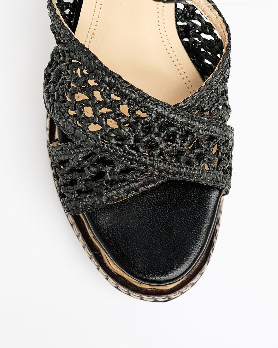 Spadrille Helô Crochê Preto
