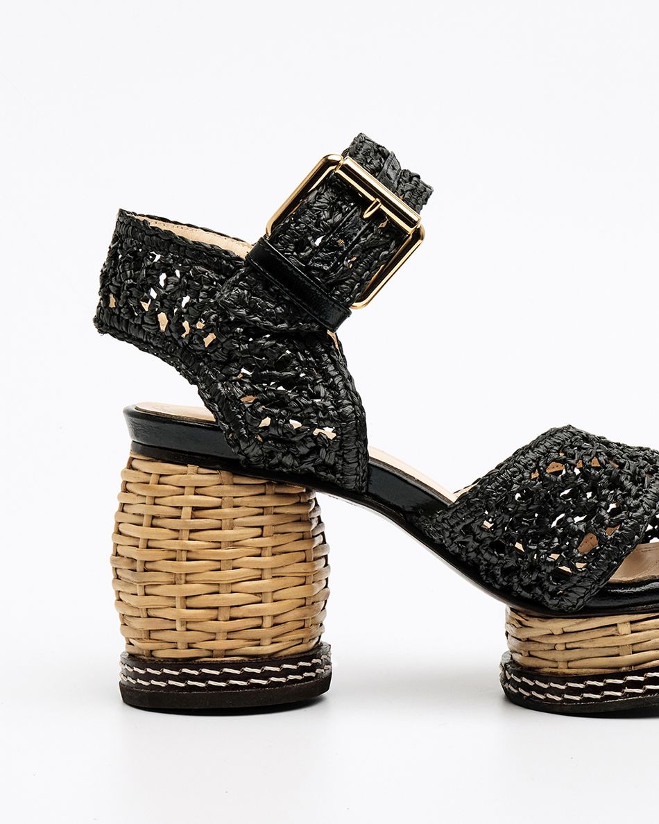Spadrille Helô Crochê Preto