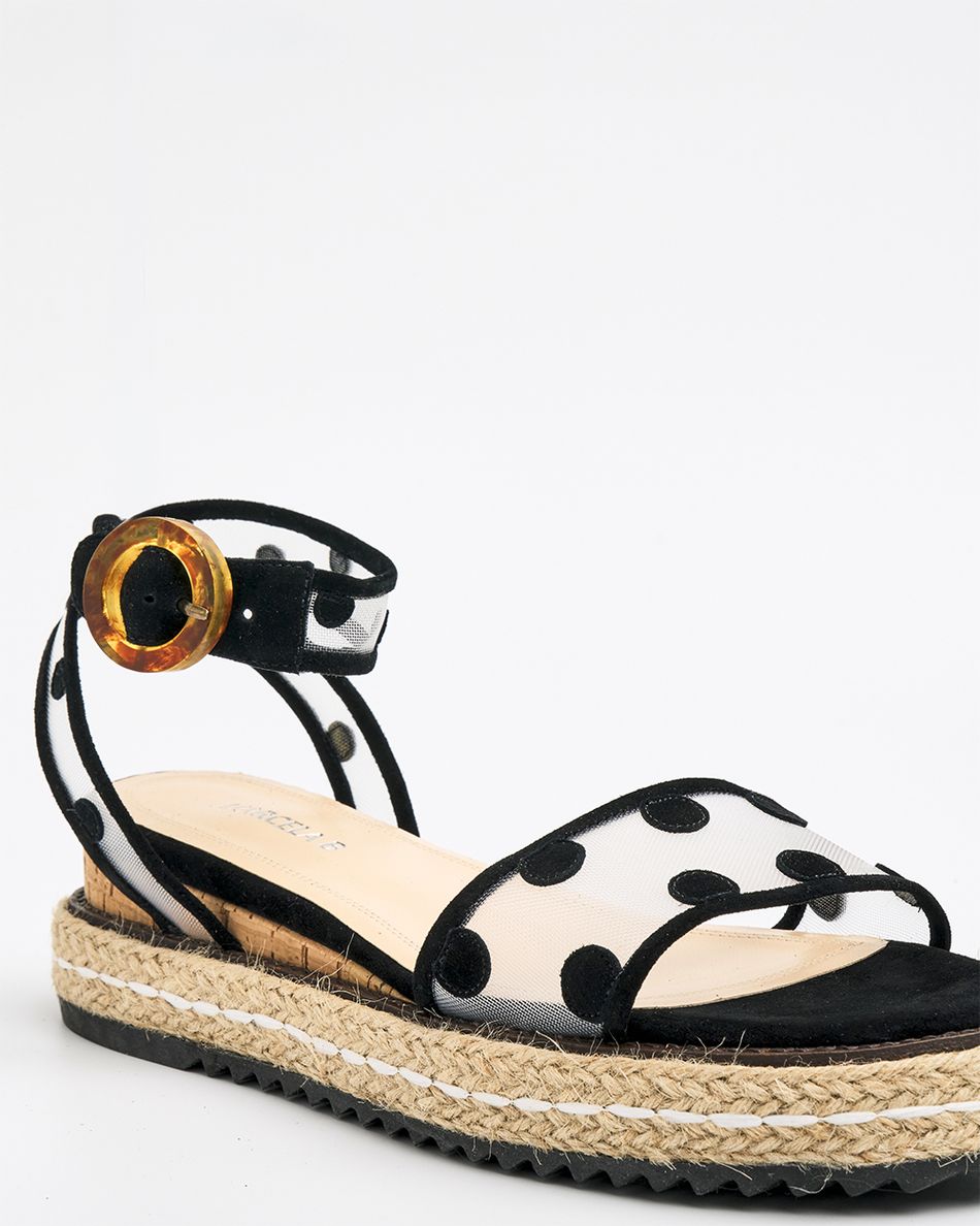 Flatform Bianca Omeo Preta 
