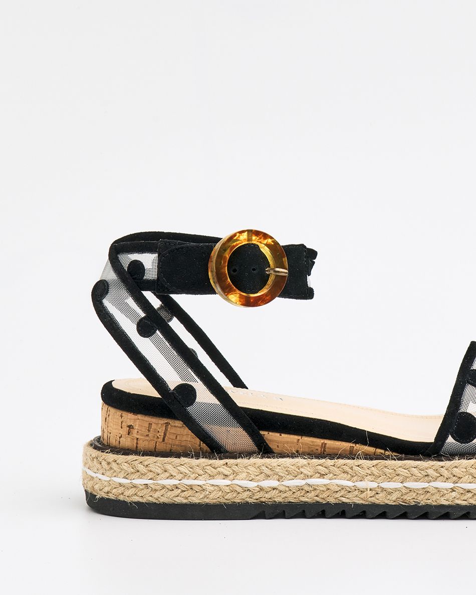 Flatform Bianca Omeo Preta 