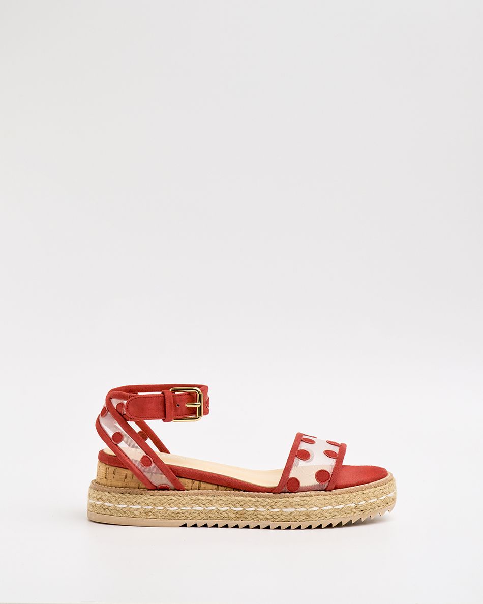 Flatform Bianca Omeo Vermelha