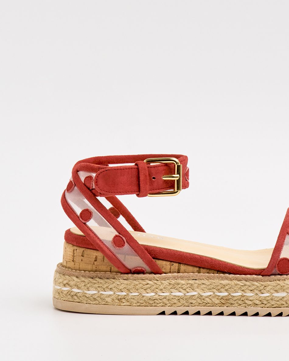 Flatform Bianca Omeo Vermelha