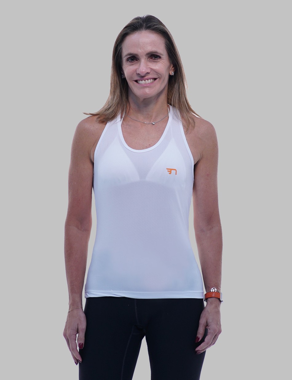 Regata Dryfit Branca (Feminina)