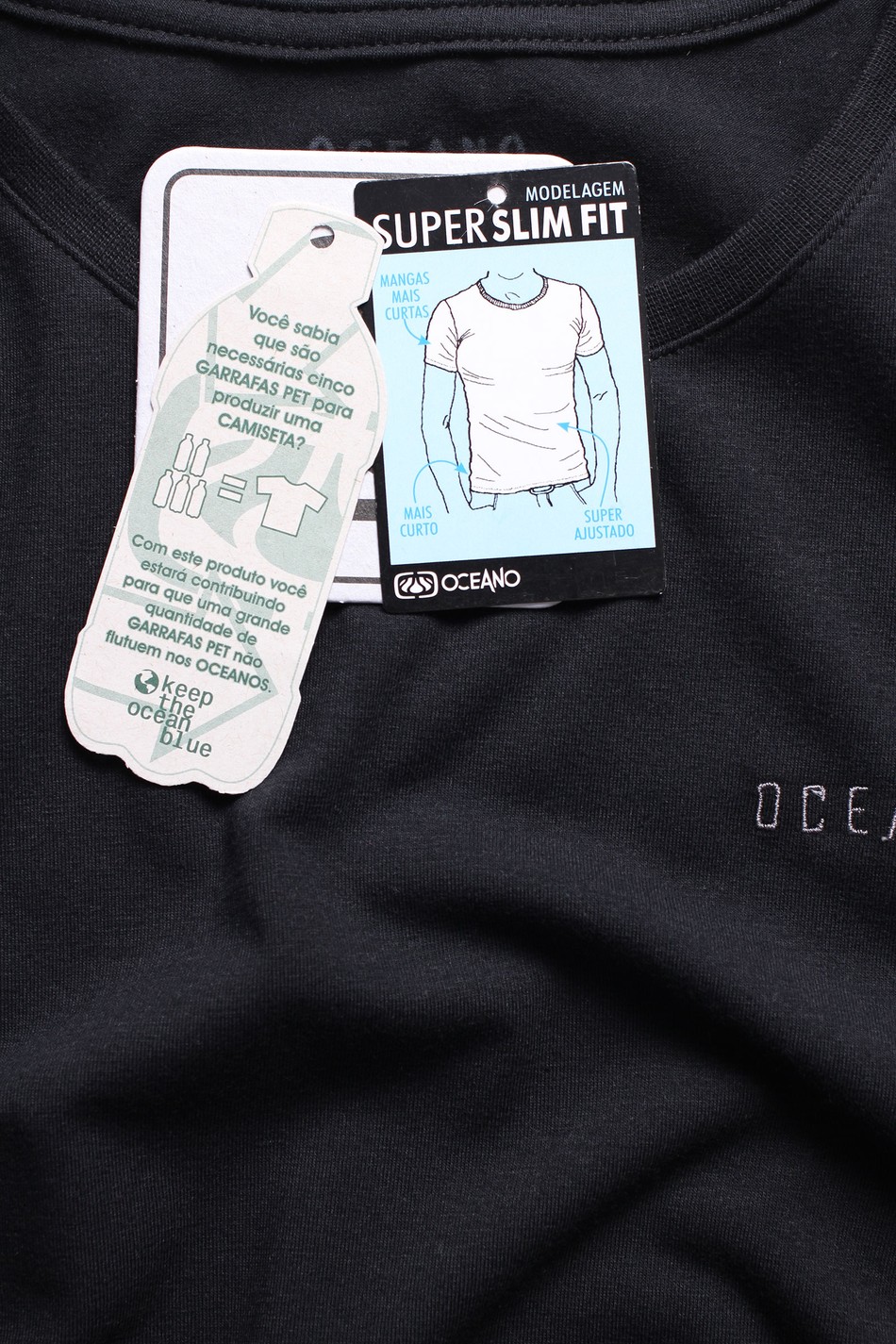 CAMISETA OCEANO SUPER SLIM RECICLE