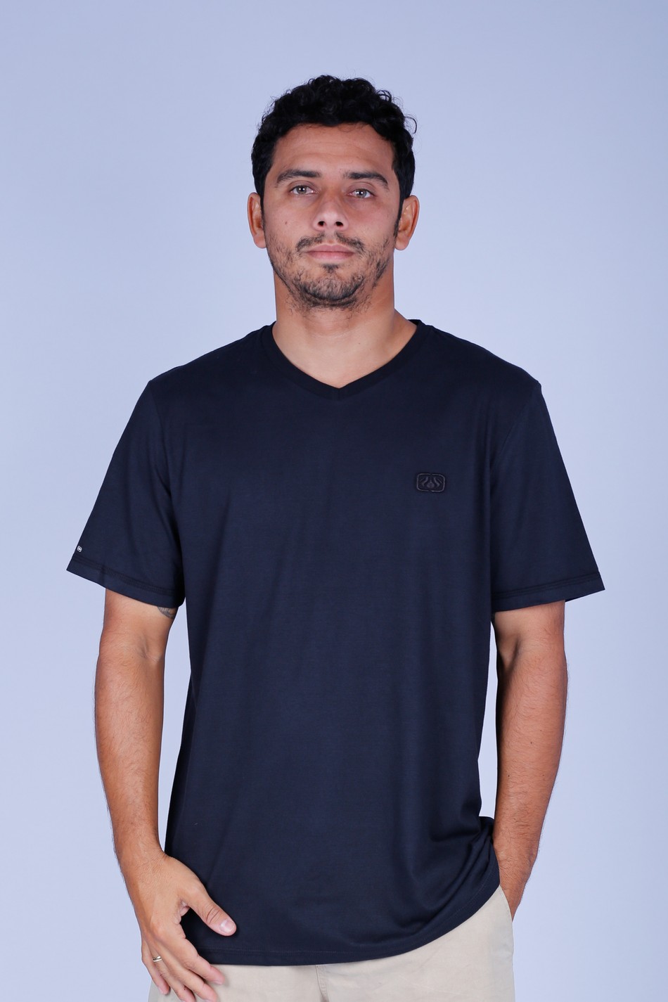 CAMISETA OCEANO GOLA V CONFORTO PREMIUM