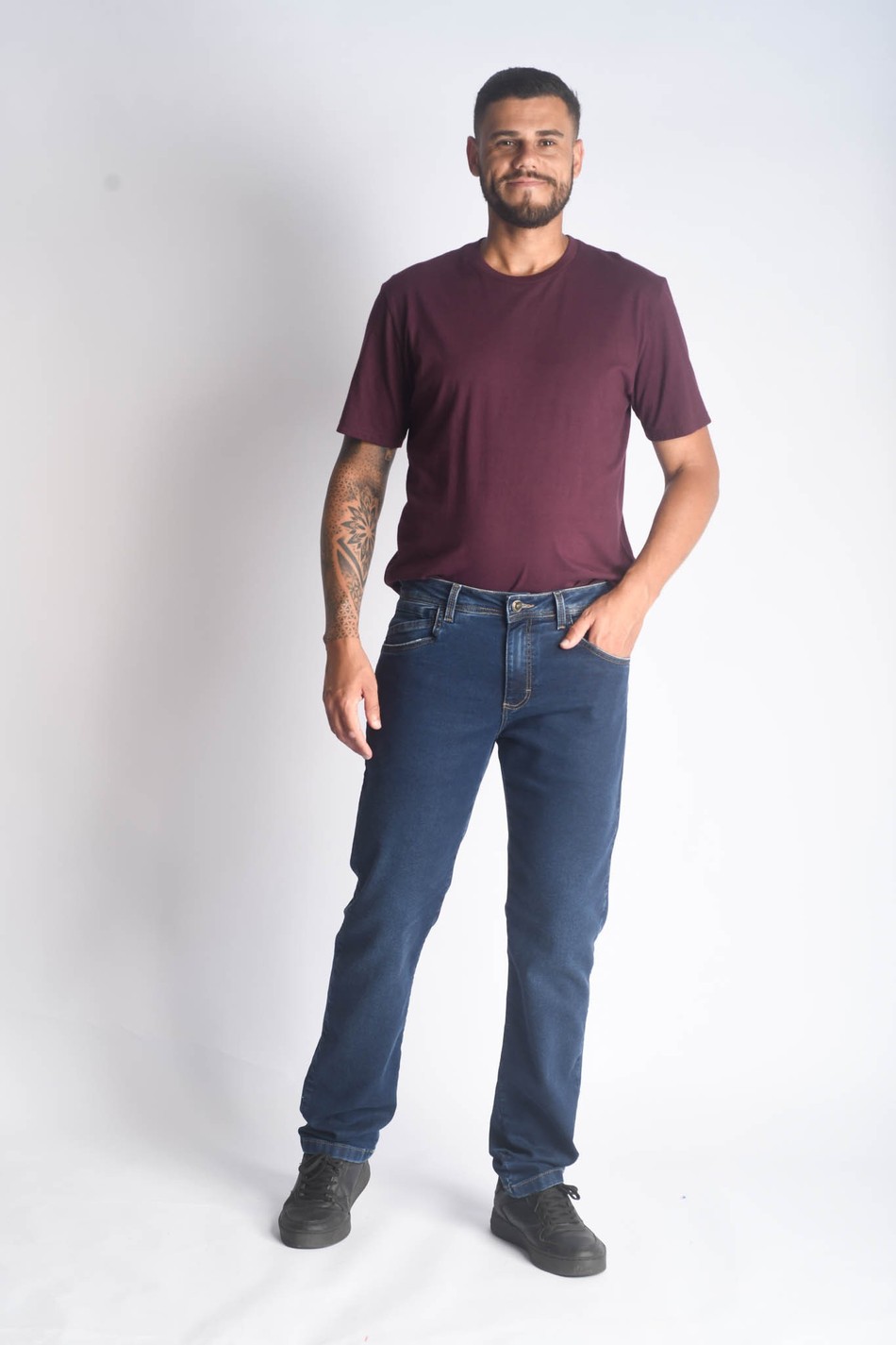 CALÇA JEANS OCEANO SLIM MALHA DENIM