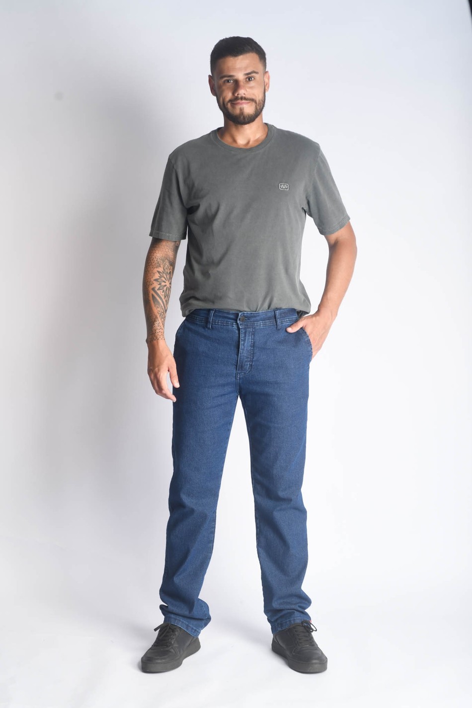 CALÇA JEANS OCEANO SKINNY BOLSO FACA 