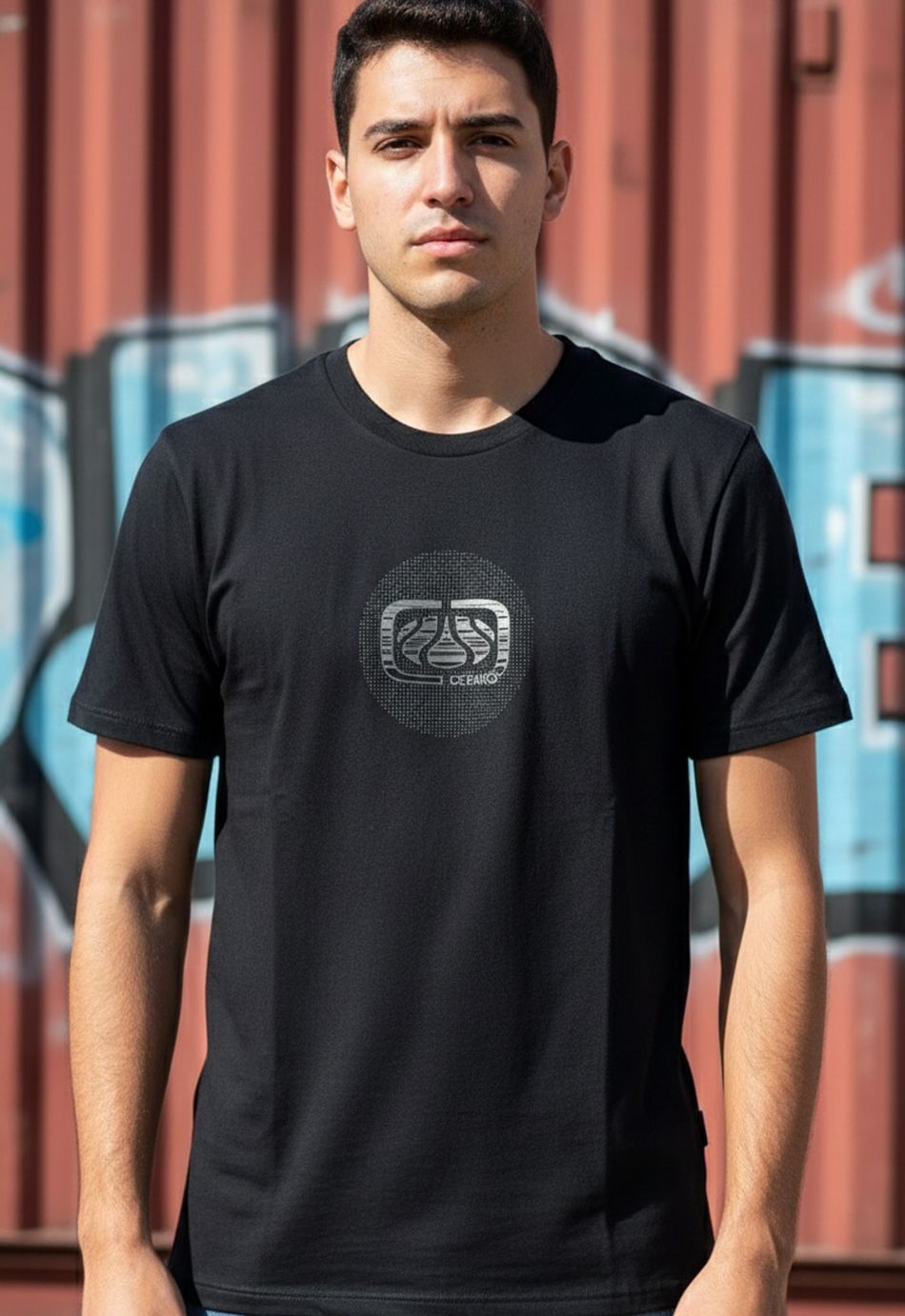CAMISETA OCEANO RELEVO TECH GOLD