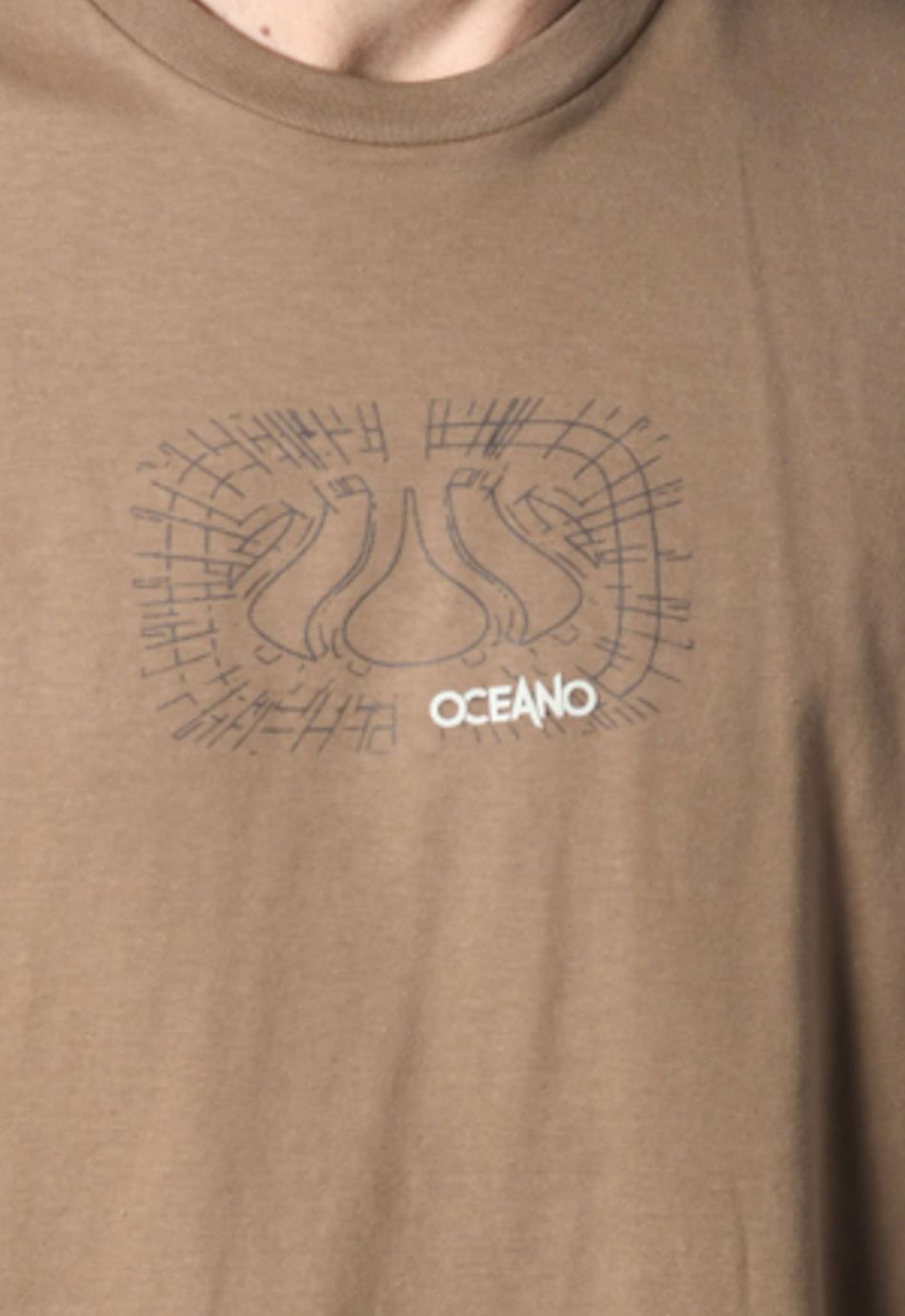 CAMISETA OCEANO RELEVO USE MAIS, LAVE MENOS