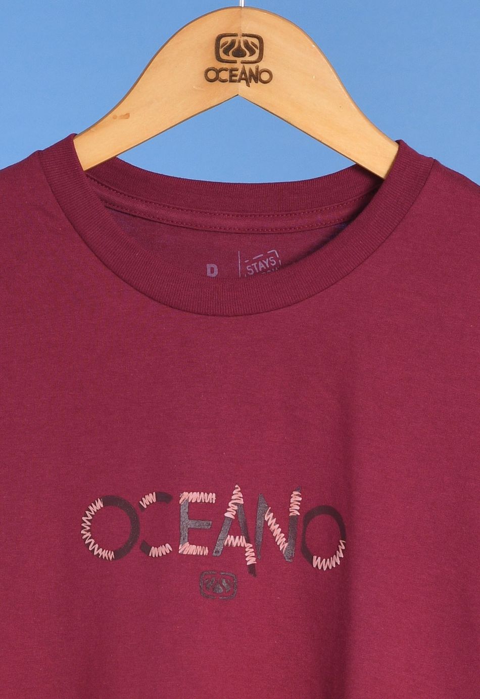 CAMISETA OCEANO RELEVO USE MAIS, LAVE MENOS