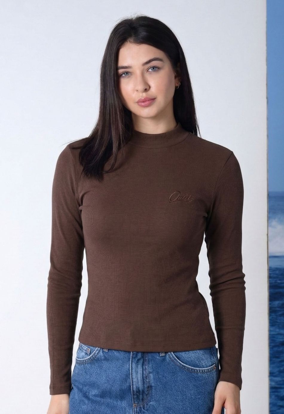 CAMISETA MANGA LONGA OCEANO FEMININA CANELADA