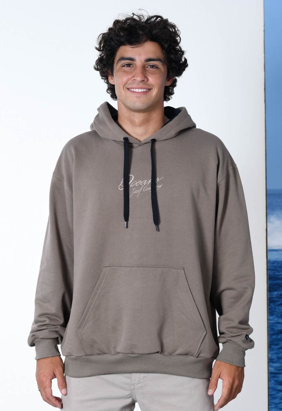 BLUSÃO OCEANO CANGURU OVERSIZED