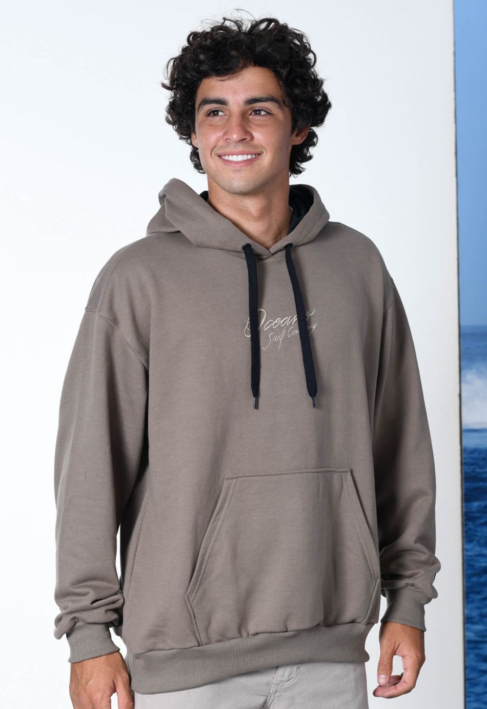 BLUSÃO OCEANO CANGURU OVERSIZED