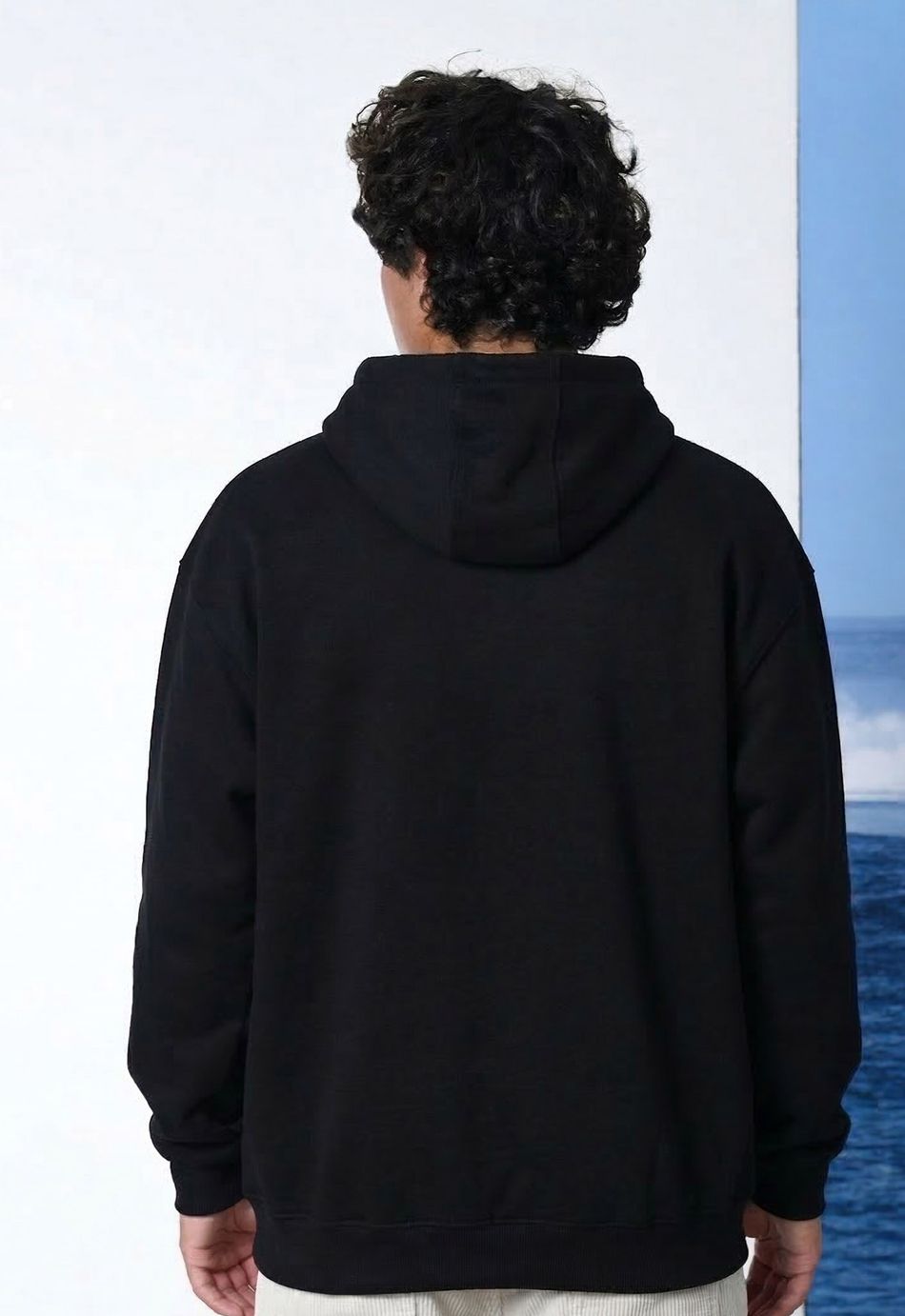BLUSÃO OCEANO CANGURU OVERSIZED