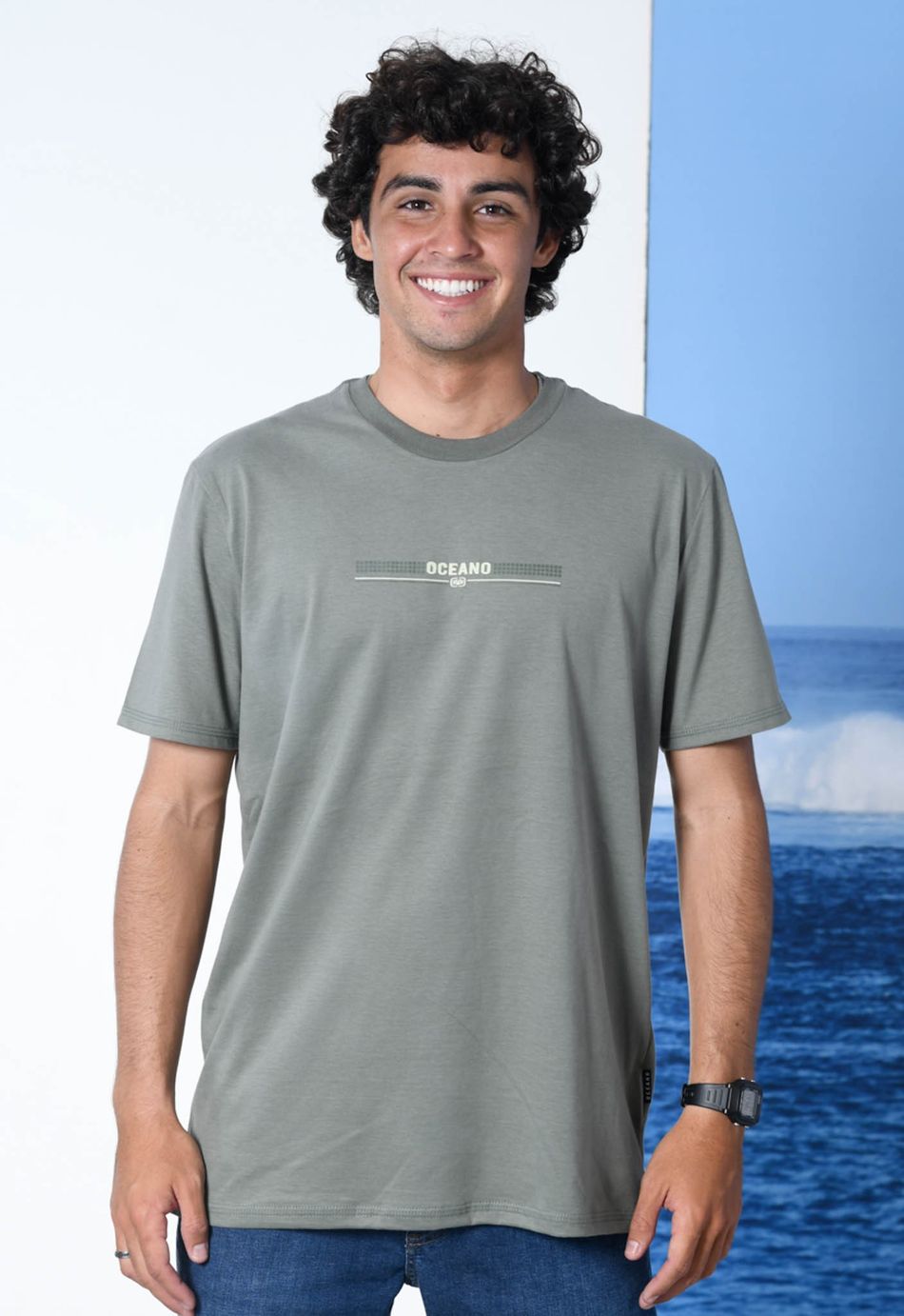 CAMISETA OCEANO RELEVO MALHA CONFORTO