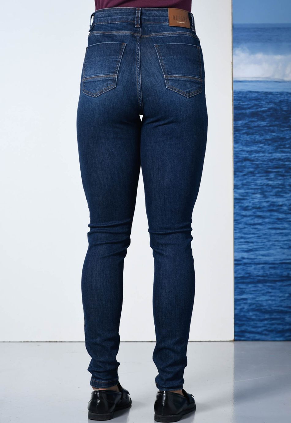 CALÇA  JEANS OCEANO FEMININA HOT PANT TRIPLE DRY