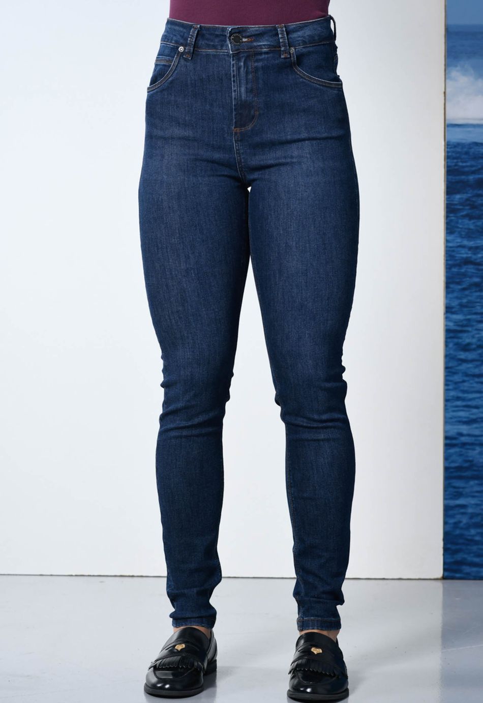 CALÇA  JEANS OCEANO FEMININA HOT PANT TRIPLE DRY
