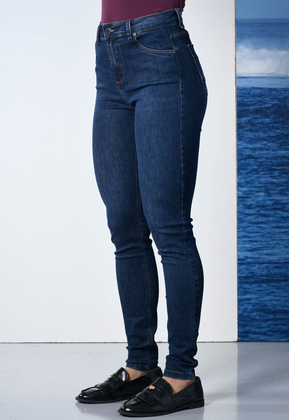 CALÇA  JEANS OCEANO FEMININA HOT PANT TRIPLE DRY
