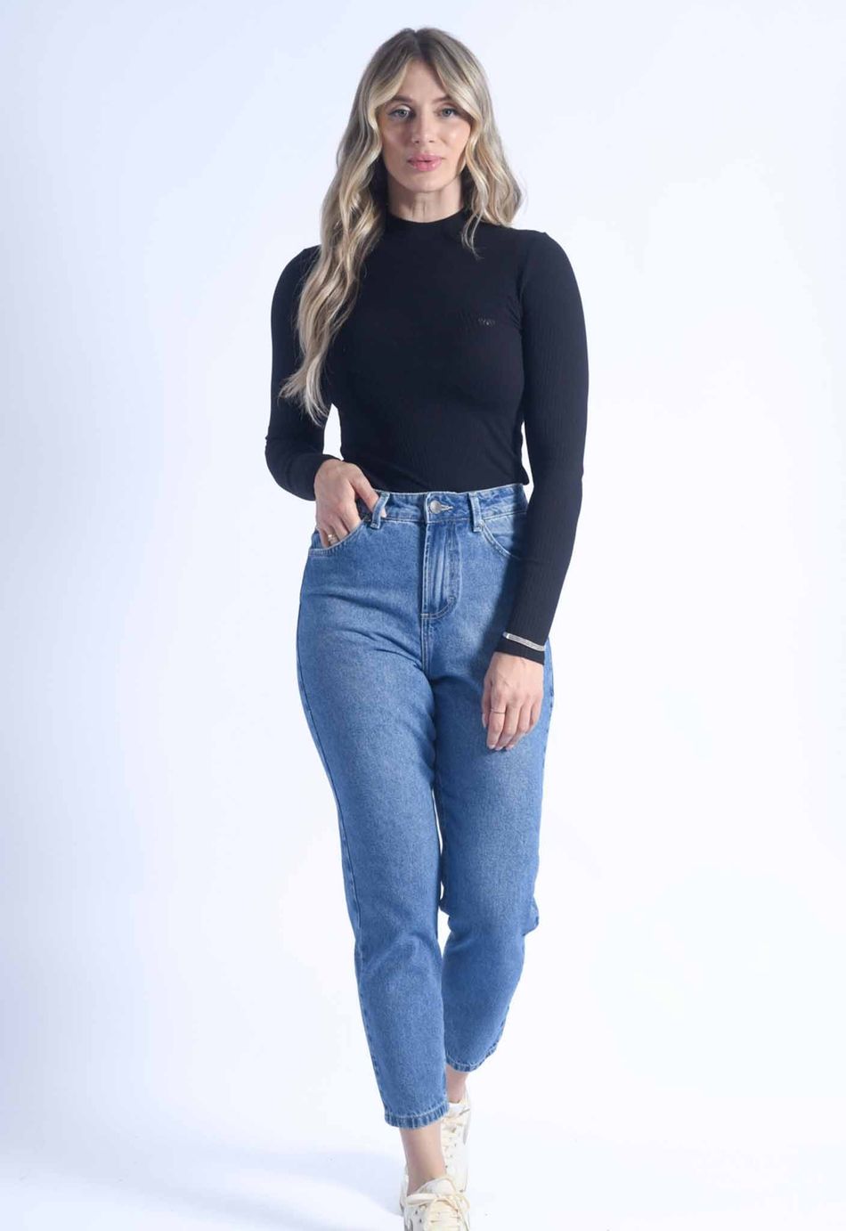 CALÇA  JEANS OCEANO FEMININA MOM