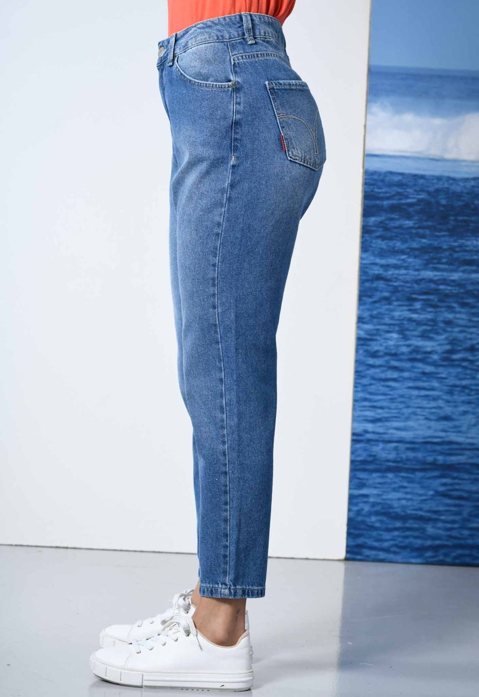 CALÇA  JEANS OCEANO FEMININA MOM