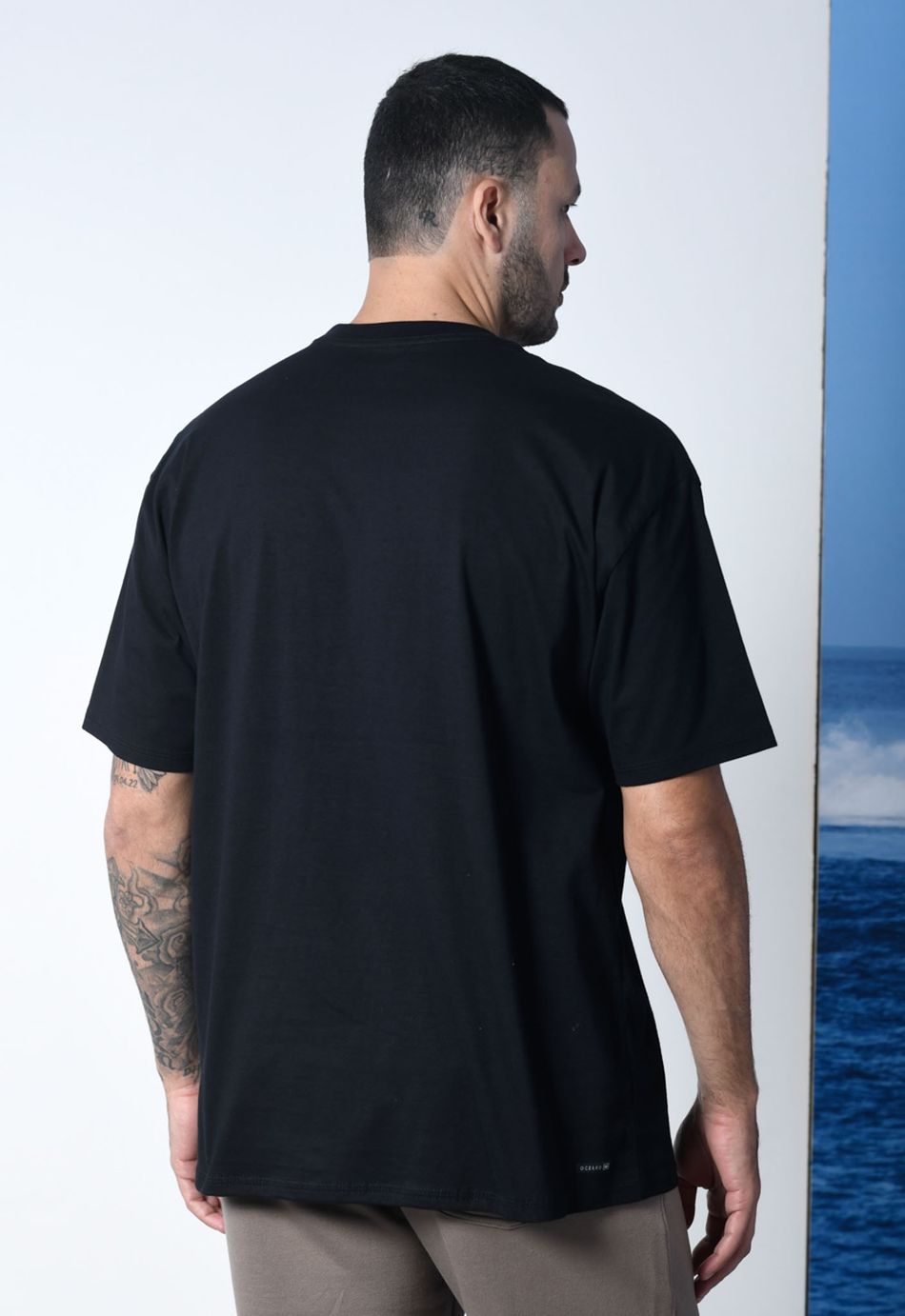 CAMISETA OCEANO OVERSIZED TECH GOLD