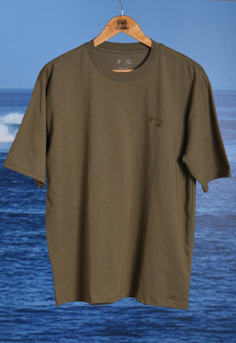 CAMISETA OCEANO OVERSIZED TECH GOLD