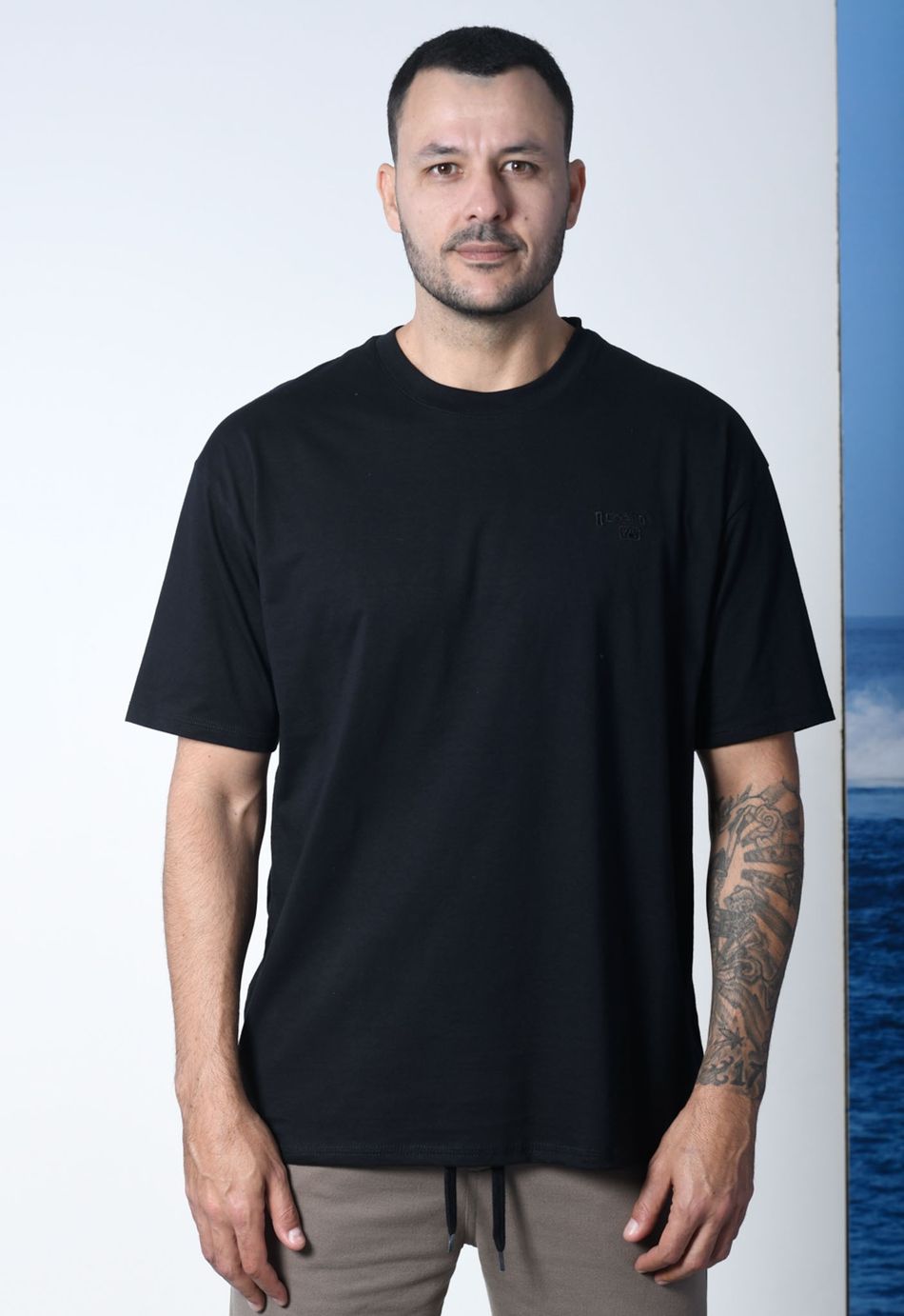 CAMISETA OCEANO OVERSIZED TECH GOLD