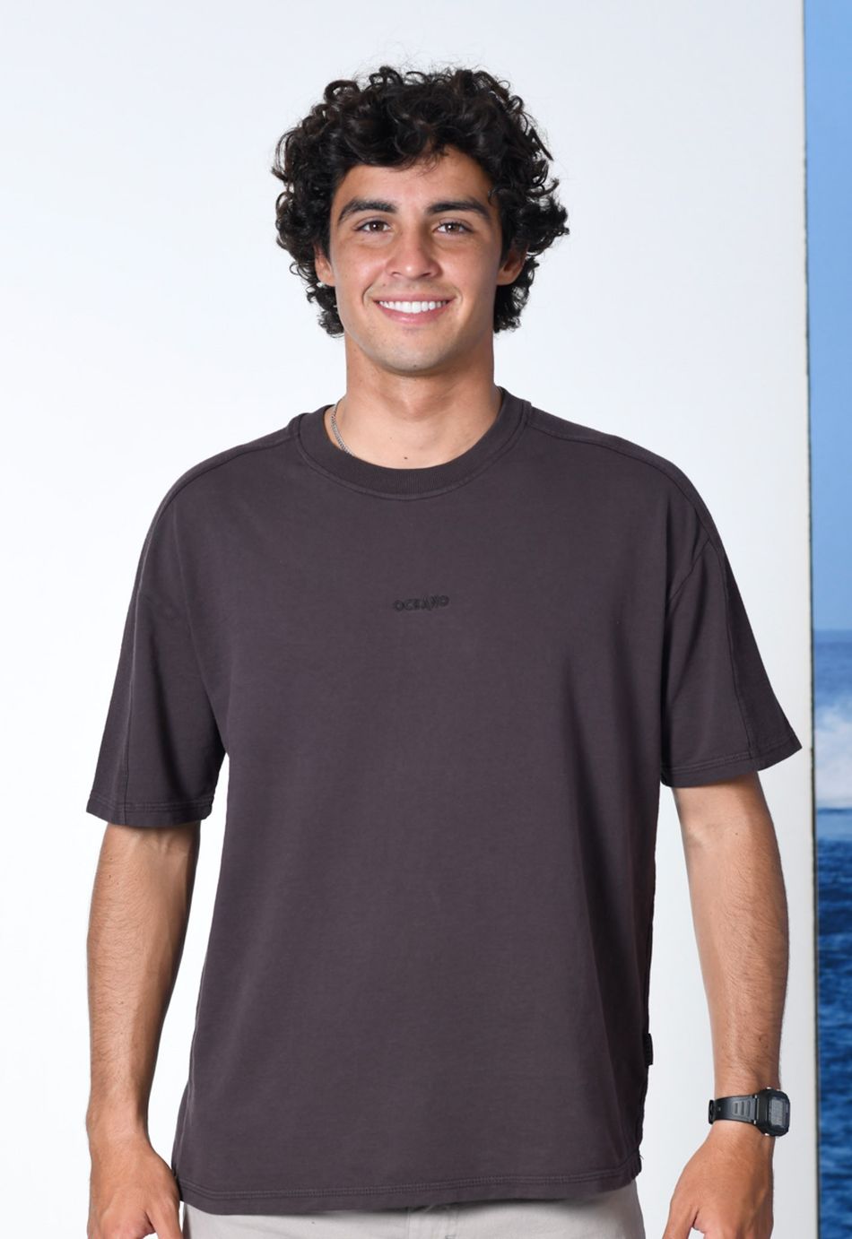 CAMISETA OCEANO OVERSIZED MALHÃO LAV