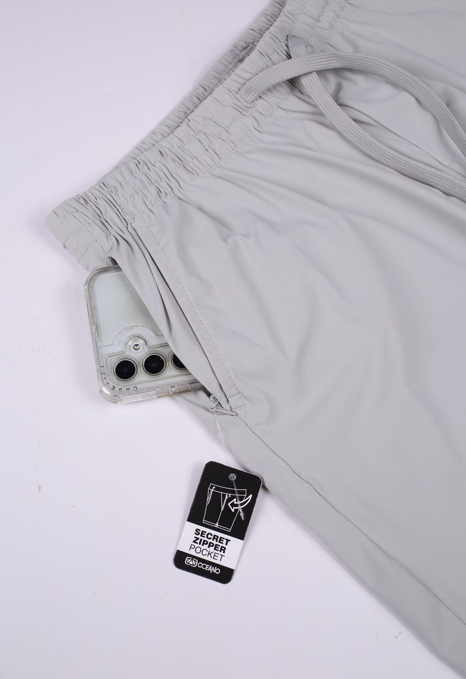 SHORTS OCEANO ELÁSTICO BOLSO FACA PLMD
