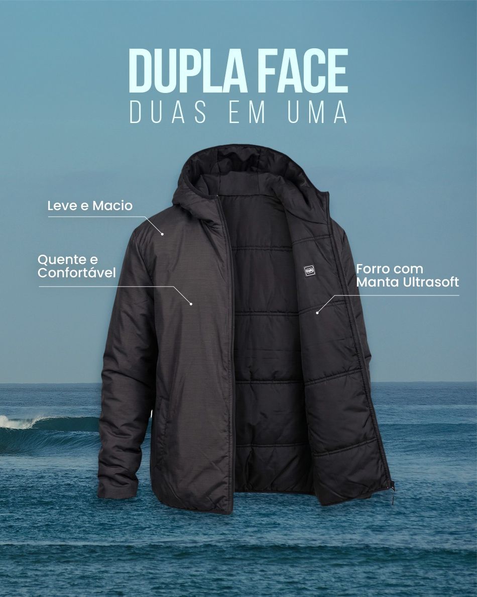 JAQUETA OCEANO DUPLA FACE PERFORMANCE