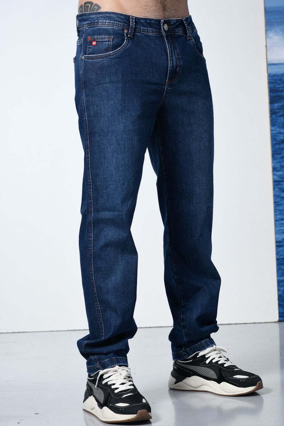 CALÇA JEANS SLIM OCEANO TRIPLE DRY