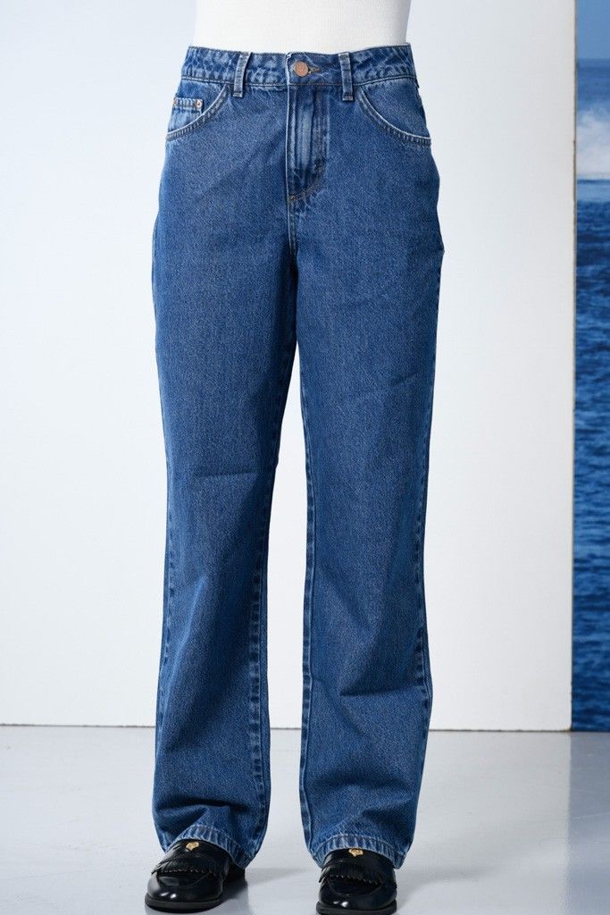 CALCA JEANS OCEANO RETA FEMININA ALG