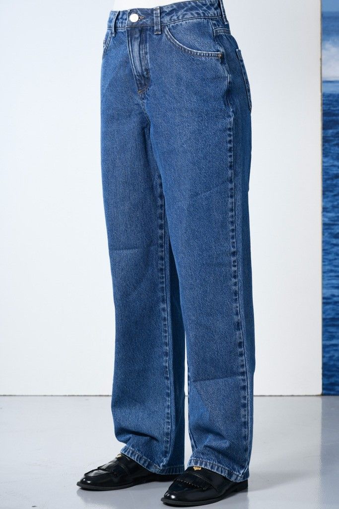 CALCA JEANS OCEANO RETA FEMININA ALG