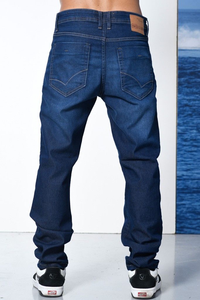 CALÇA  JEANS TAPER OCEANO LRD