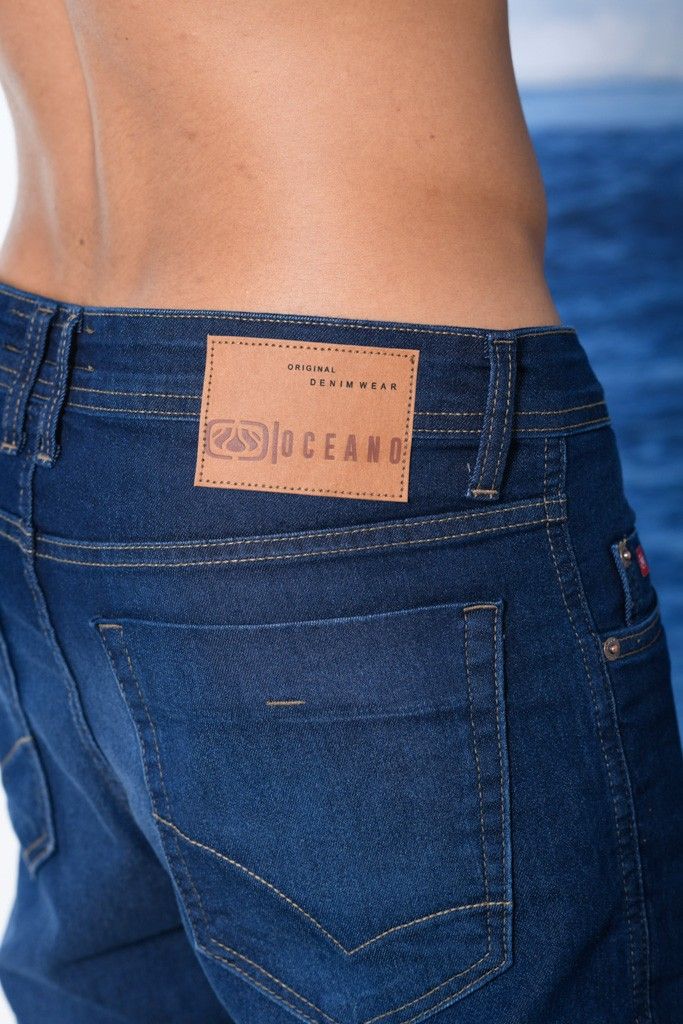 CALÇA  JEANS TAPER OCEANO LRD