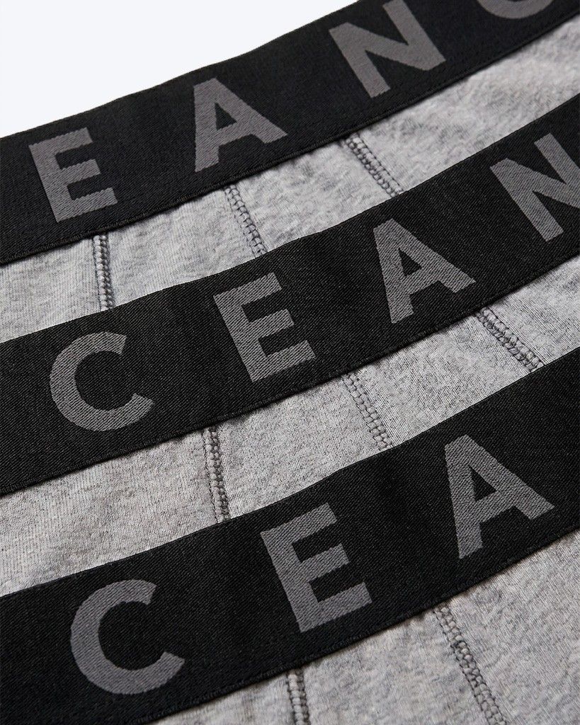 KIT 3 CUECA BOXER MESCLA OCEANO