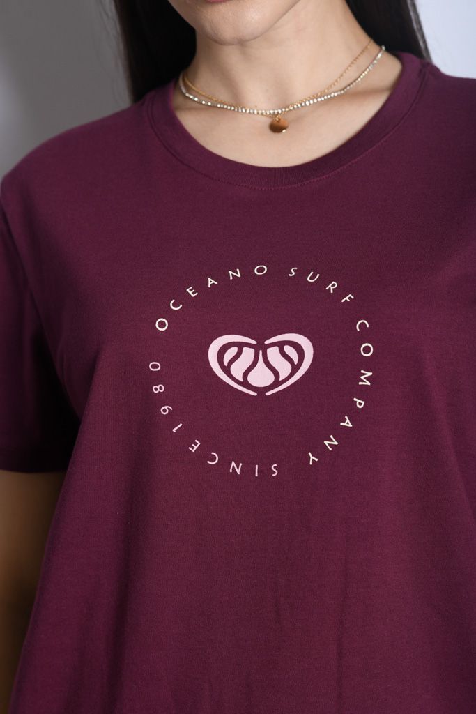 CAMISETA OCEANO FEMININA BASIC FIT MALHA