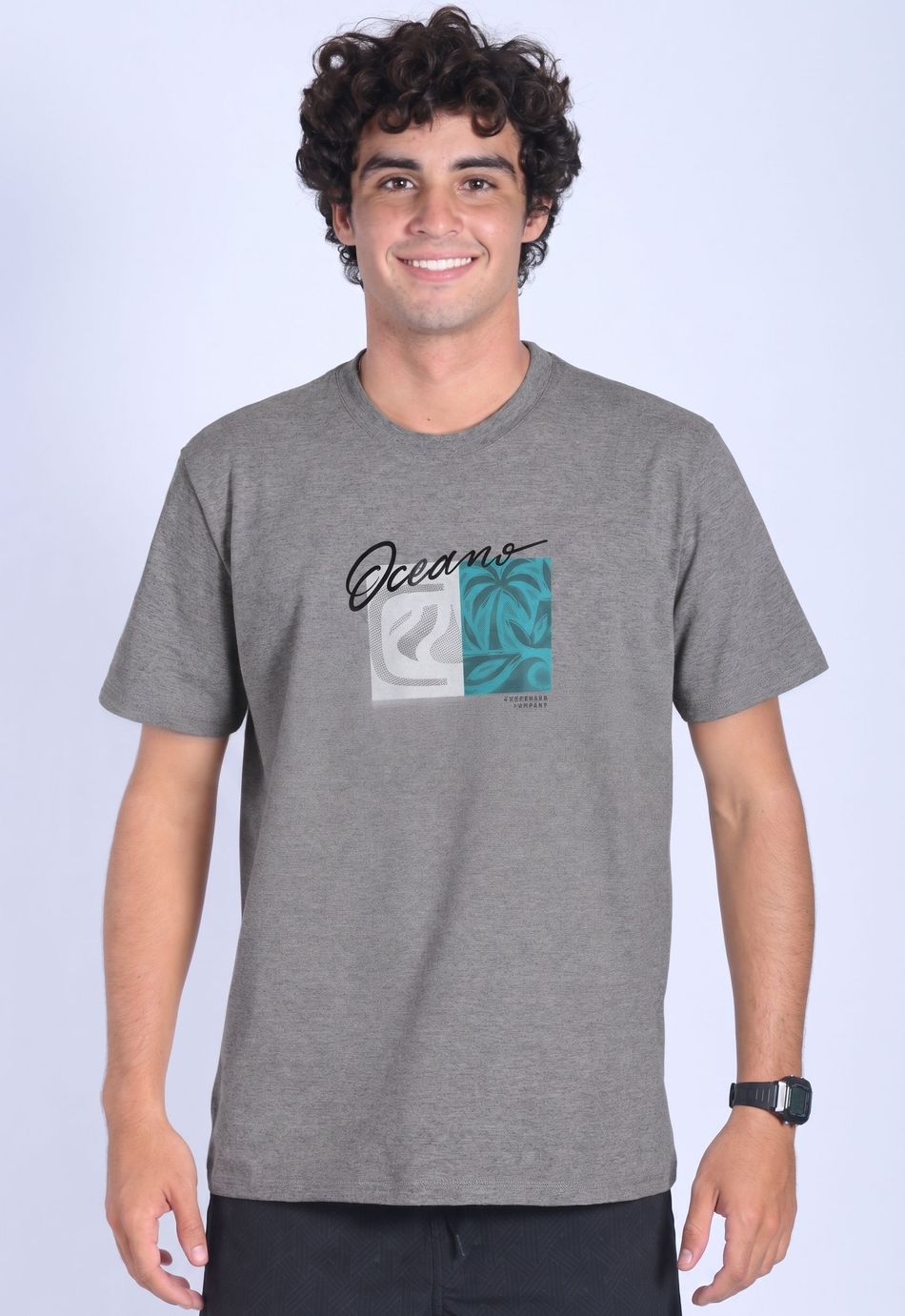 CAMISETA OCEANO DESENHO MESCLA